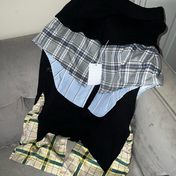 Multi layer skirt midi skirt, with multi patterns - Picture 3 of 4